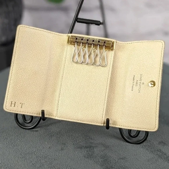 Louis Vuitton Damier Azur Multicles 6 Key Case wallet LV AUTHENTIC *FIRM PRICE* - Picture 8 of 16